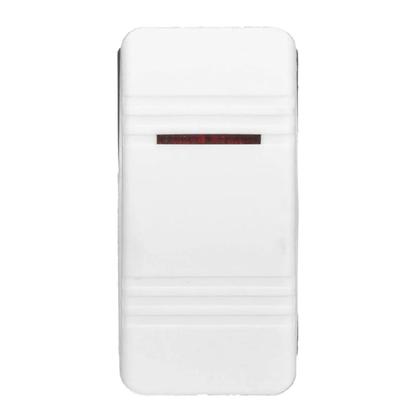 Imagem de Botão De Buzina Momentâneo Branco LED Vermelho 12V