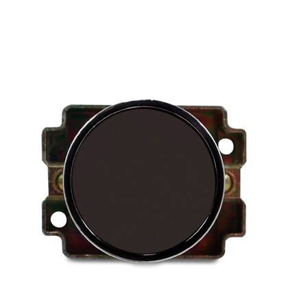 Imagem de Botão de Impulso Metálico AMPB6B ou XB2-BA21 1NA Preto Sibratec