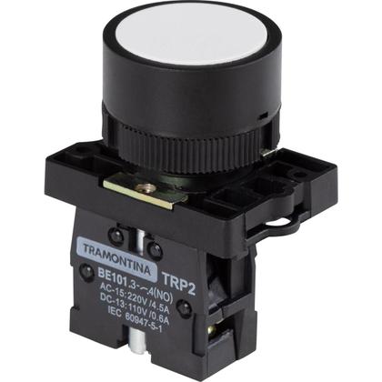 Imagem de Botão de Impulso Tramontina TRP2-EA11 1NA Branco com Base de Plástico