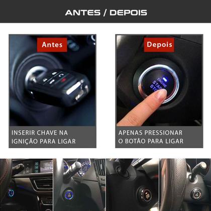 Imagem de Botão de Partida Corsa Classic 2007 2008 2009 2010 2011 Ligação Remota Distância Sensor Aproximação