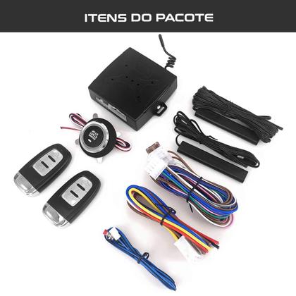 Imagem de Botão de Partida Fiat Strada 1999 2000 2001 2002 2003 Start Stop Trava Portas Sensor Aproximação
