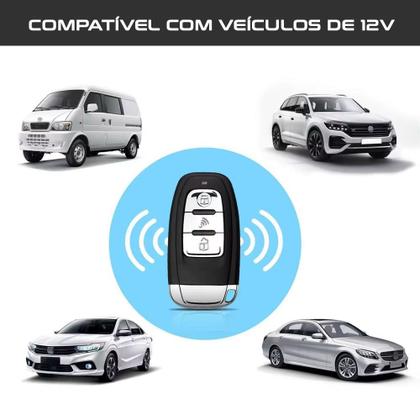 Imagem de Botão de Partida Mitsubishi Lancer 2007 2008 2009 2010 2011 Start Stop Trava Portas Sensor Aproximação