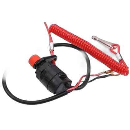 Imagem de Botão De Stop Corrente. Motor De Popa Iamaha
