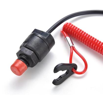 Imagem de Botão Emergência Motor Popa Universal Yamaha Suzuki Jet Ski