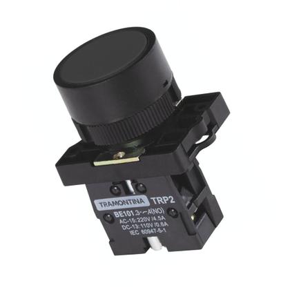 Imagem de Botão Impulso 1NA Preto TRP2-Ea21 (Base Plástica) 58015711 Tramontina