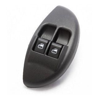 Imagem de Botão Interruptor Duplo Vidro Elétrico Dianteiro Palio Young 2001 A 2002 Led Verde Com Moldura Lado Esquerdo