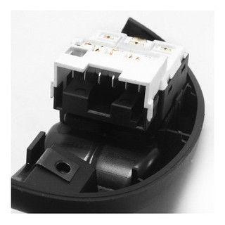 Imagem de Botão Interruptor Duplo Vidro Elétrico Dianteiro Palio Young 2001 A 2002 Led Verde Com Moldura Lado Esquerdo