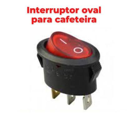 Imagem de Botão Interruptor Liga Desliga Cafeteira Oval