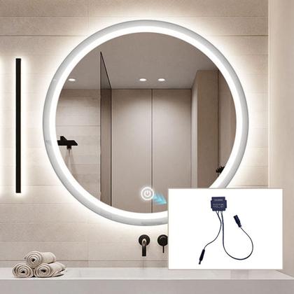 Imagem de Botão Interruptor Para Espelho 12V, 3A, 36W De 1 Cor De Luz