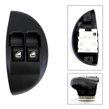 Imagem de Botão Interruptor Vidro Elétrico Duplo Palio Ambar Esquerdo