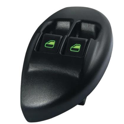 Imagem de Botão Interruptor Vidro Elétrico Duplo Palio Verde Esquerdo