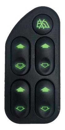 Imagem de Botao Interruptor Vidro Eletrico Quadruplo Fiesta Ecosport - Almapy