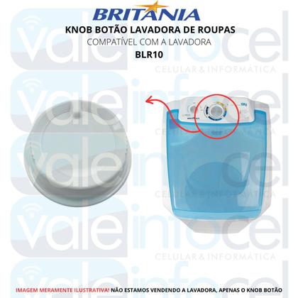 Imagem de Botão knoob plástico p/ lavadora centrífuga britânia blr10
