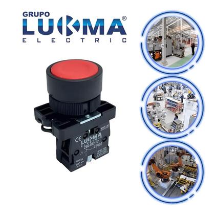 Imagem de Botão Lukma Lk2 - EA42 Vermelho Pulsante 1NF