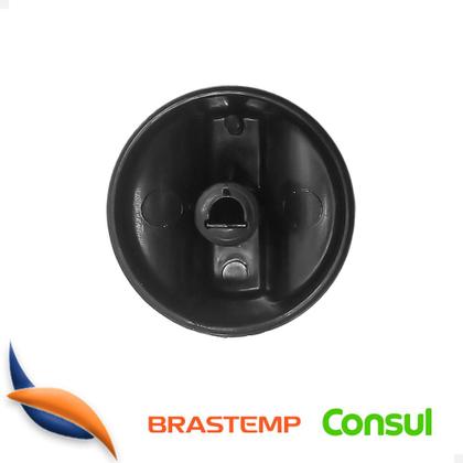 Imagem de Botão Manipulo Preto Fogão BFD5GC BFS6NC Brastemp W10911543