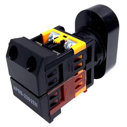 Imagem de Botão On/Off com LED Laranja Central 24VAC Redondo