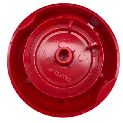Imagem de Botão Plástico do Seletor de Velocidade para Processador Arno MultiChef Mp60 Mp70 MP74 Vermelho
