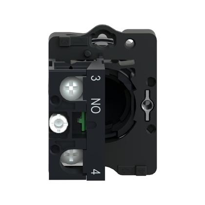 Imagem de Botão Pulsador Plástico 22mm 1NA Preto Schneider XA2EA21