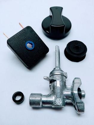 Imagem de Botão Registro Interruptor Anilha Para Fogão Cooktop Fischer