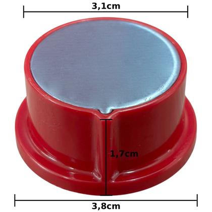 Imagem de Botão Vermelho Air Fryer Mondial AFN50 AFN40 AFN51 AFN80
