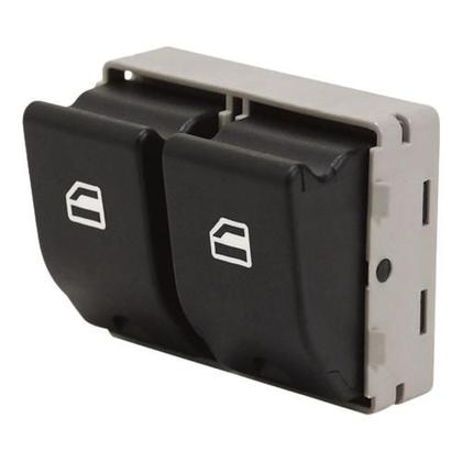 Imagem de Botão Vidro Elétrico Duplo Gol Fox Voyage Saveiro 1 click Fundo Marrom