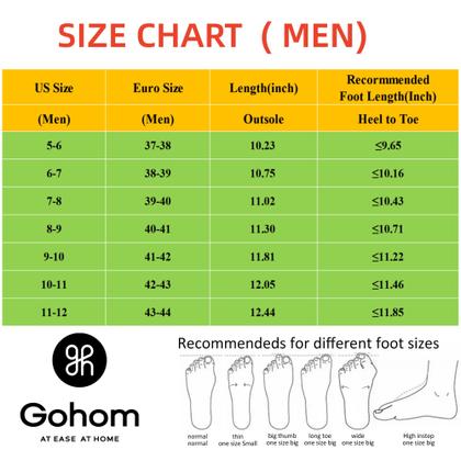 Imagem de Botas de chinelo Gohom Fuzzy para homens, quentes, inverno, vermelhas e pretas