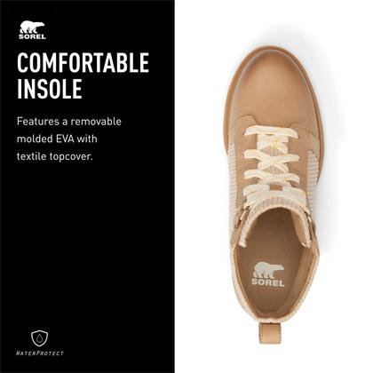 Imagem de Botas de inverno Sorel Evie II NW Lace femininas Dusty Tan, tamanho 8,5