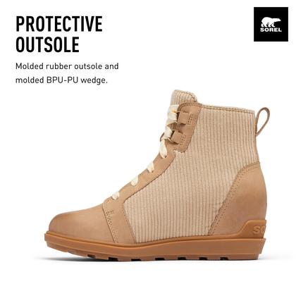 Imagem de Botas de inverno Sorel Evie II NW Lace femininas Dusty Tan, tamanho 8,5