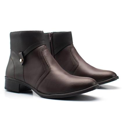 Imagem de Botas Femininas Cano Curto Coturno Com Zíper Lateral Fácil Calçar