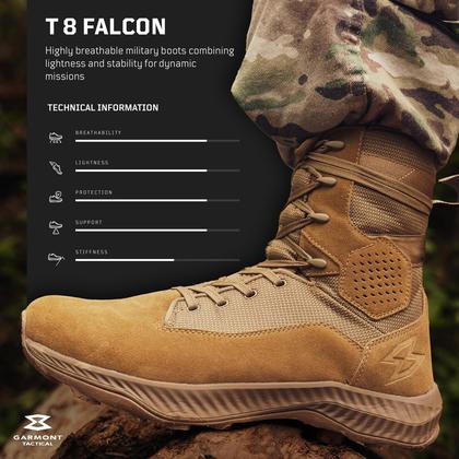 Botas Táticas Garmont T8 Falcon Combat - Para Homens e Mulheres