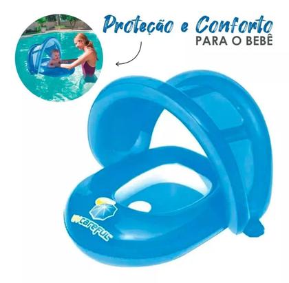 Imagem de Bote Infantil Cuidados Com O Bebe 80Cmx85Cm Azul Bestway