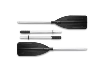 Imagem de Bote Inflável Intex Excursion 4 Pessoas Par de Remos Bomba de Inflar 68324 com SUPORTE DE MOTOR