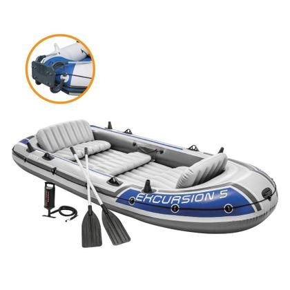 Imagem de Bote Inflável Intex Excursion 5 C- Suporte Motor Remos Barco