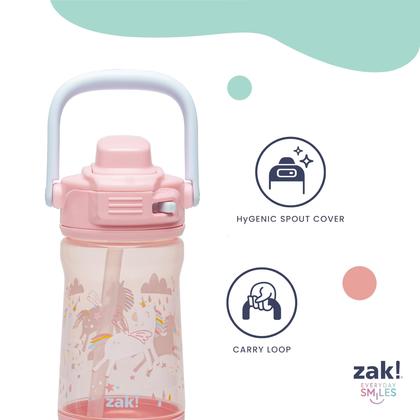 Imagem de Botella de Agua para Niños Zak Designs 355 ml a Prueba de Fugas Mickey y Minnie
