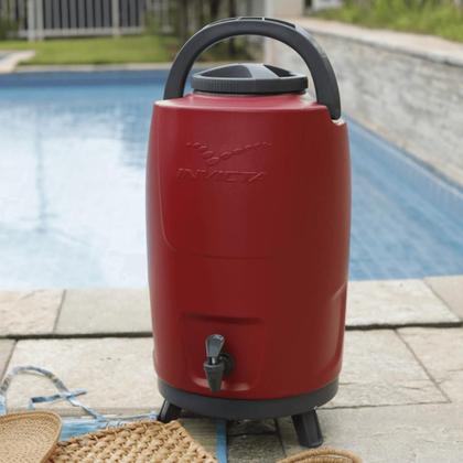 Imagem de Botijão Térmico Invicta 12l Vermelho Velvet Água Suco Café
