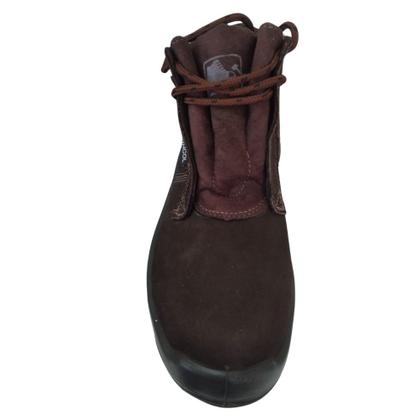 Imagem de Botina BAF Nobuck Bico COMPOSITE Bracol ca 42169 sem ilhós