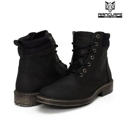 Imagem de Botina Bota Coturno Masculino  Couro Napa
