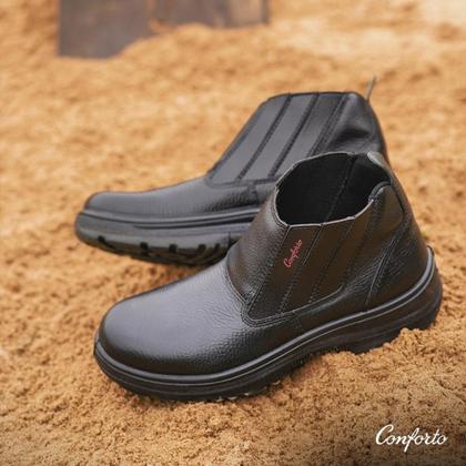 Imagem de Botina Bota EPi De Segurança Proteção Com Elastico Conforto Bv52 Com CA