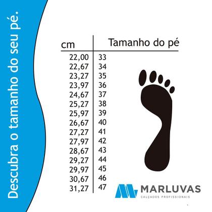 Imagem de Botina Branca Para Açougueiro Elástico Marluvas 70b19 Gi Bp
