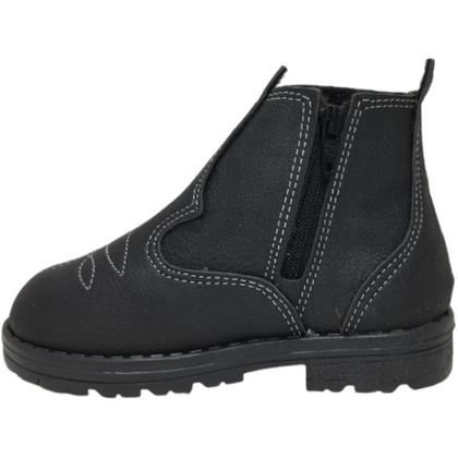 Imagem de Botina Casual Infantil Cano Curto Com Zíper Sames 6137