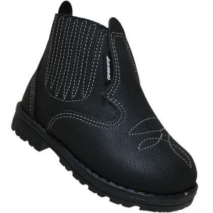 Imagem de Botina Casual Infantil Cano Curto Com Zíper Sames 6137