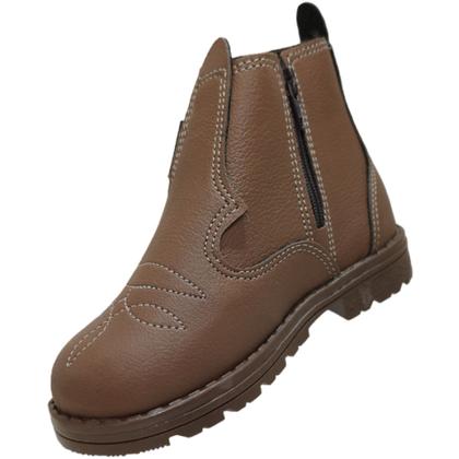 Imagem de Botina Casual Infantil Cano Curto Com Zíper Sames 6137