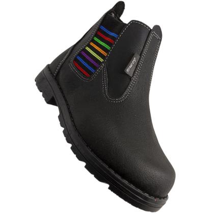 Imagem de Botina Casual Infantil Com Listras Coloridas Sames 6136