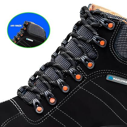 Imagem de Botina de Segurança em Couro Nubuck com Solado PU Bidensidade 75BPR29 MSP 700347 MARLUVAS