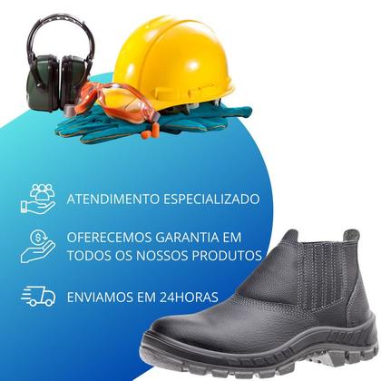 Imagem de Botina Elástico Bico Aço Palmilha Aço 50B19 A PA Marluvas CA 33423