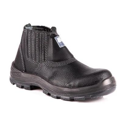 Botina Elastico Bico Composite PU Bidensidade CA 42165 Preta