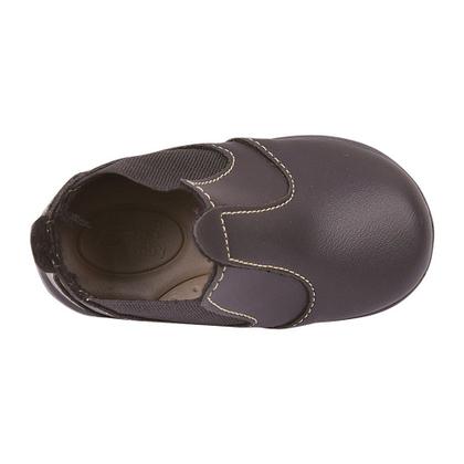 Imagem de Botina Infantil Bebê Menino Elástico Preto