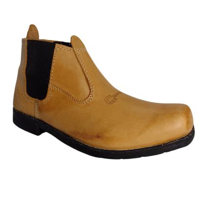 Imagem de Botina Masculina Bota Couro Legitimo Trabalho e Passeio