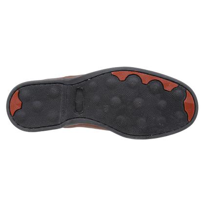 Imagem de Botina Masculina com Bico Redondo Marrom Cow Way 33088