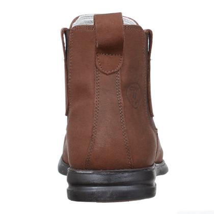 Imagem de Botina Masculina com Bico Redondo Marrom Cow Way 33088